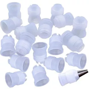 30 Pack Plastic Standard Couplers Cake Decorating Coupler Pipe Tip Coupler For I - Picture 1 of 6