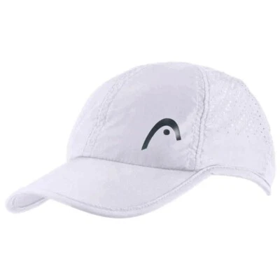 2024 UNISEX HEAD PRO PLAYER ADJUSTABLE TENNIS CAP (WHITE) #287124-WH - Image 1 of 4