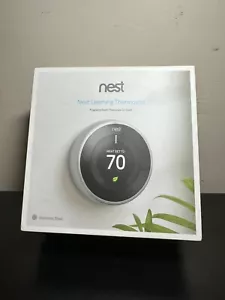 Google Nest T3007ES Wi-Fi Learning Thermostat Stainless Steel Tested - Picture 1 of 6