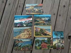 8 Vintage Laguna Beach California Postcards Paper Ephemera Americana Collect - Picture 1 of 3