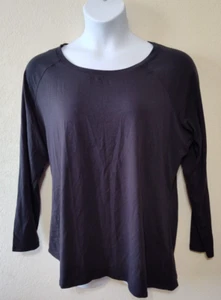 CALIA by CARRIE UNDERWOOD Black Long Sleeve Top Open Back Athletic 2XL - Picture 1 of 8