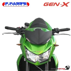Cupolino nero bistinato opaco Fabbri GEN-X per Kawasaki Z750/Z1000 2007>2012 - Picture 1 of 1