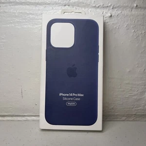Apple Silicone Case with MagSafe for Apple iPhone 14 Pro Max Midnight MPTP3ZM/A - Photo 1 sur 3
