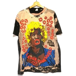 New Mosquito Head Jamie Foxx L T-Shirt, Bleach Print, Cotton, Washed Effect - Picture 1 of 7