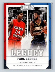 2017 Panini Contenders Draft Picks Legacy #13 Paul George Thunder - Picture 1 of 2