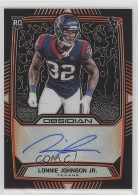 2019 Panini Obsidian Rookie Electric Etch Orange /75 Lonnie Johnson Jr Auto RC - Image 1 of 2