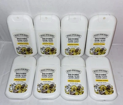 8 nuevos spray Poo-Pourri Before You Go Toilet 1 FL OZ CADA CIRTUS ORIGINAL Foto 1 de 2