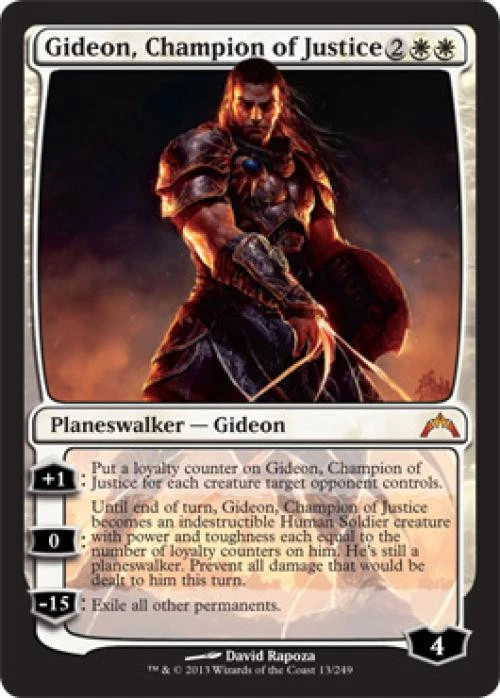Gideon, Champion of Justice - Light Play MTG Gatecrash - Image 1 of 1