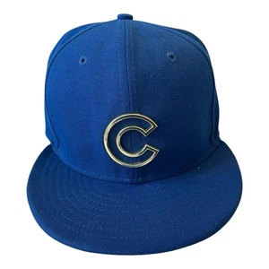 New Era 9FIFTY Chicago Cubs Hat Blue Snapback MLB Genuine Merchandise OSFM - Picture 1 of 7