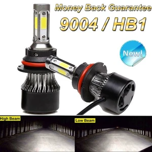 9004 HB1 LED Headlight Conversion Kit Bulbs 1300W 195000LM Hi/Lo 6000K US - Picture 1 of 11