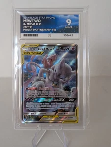 Mewtwo & Mew Tag Team GX SM191 Alternative Art ACE 9 MINT - Bild 1 von 2