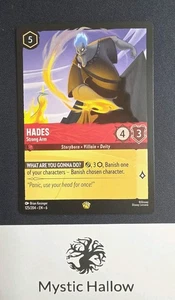 Disney Lorcana TCG Hades 125/204 Legendary Embossed Card Near Mint - Picture 1 of 2