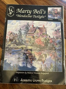 ‘Jeanette Crews Designs’ ‘Mendocino Twilight’ Cross Stitch Pattern Book  - Picture 1 of 3