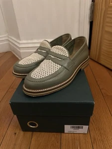Aime Leon Dore Taverna Loafers Size 6.5 Laurel Oak Green - Picture 1 of 6