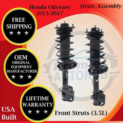 KYB OEM Front Struts For 2013-2017 Honda Odyssey 3.5L Lifetime Warranty - Image 1 of 4