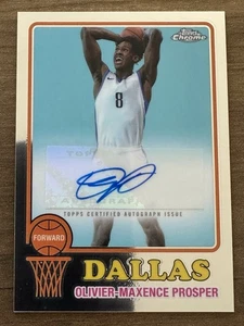 2024-25 Topps Chrome Olivier-Maxence Prosper 1973 Auto MAVERICKS - Picture 1 of 2