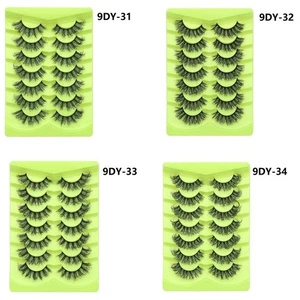 7 Pairs Cat Eye Eyelashes Thick Fluffy Lashes 3D Mink Lashes Cosmetic Tool - Picture 1 of 12