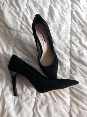 Dune Stilletto Heeled Ladies Shoes Real Suede, Gorgeous,  Odd Sizes, L 4, R 6 - Image 1 of 4