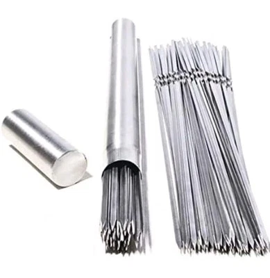 Grill Utensils 50 100pcs (50x2) Stainless Steelskewers for Grilling, Stick, NIP. - Image 1 of 4