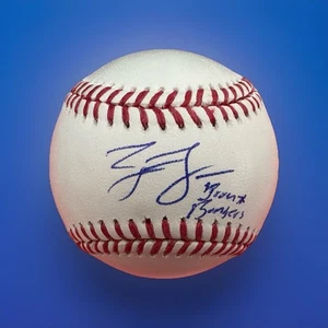 George Lombard Jr. Autograph Signed Ball Baseball Yankees Bronx Bombers JSA COA - Picture 1 of 3