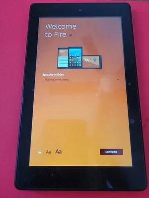 Amazon Fire 7 (7th Gen) 8GB Wi-Fi 7"  SR043KL Black Factory Reset Works Great - Image 1 of 4