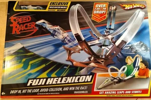 Hot Wheels Speed Racer Fuji Helexicon Track Set (EXKLUSIV Wild Water Mach 6) Neu in OVP - Bild 1 von 8