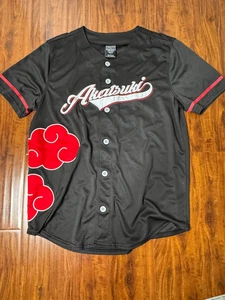 Naruto Shippuden Akatsuki Baseball Trikot schwarz Größe Large L BoxLunch exklusiv - Bild 1 von 6