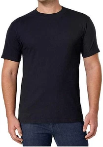 Kirkland Signature Men's Crew Neck T-Shirts, Black Solid, L - Picture 1 of 1