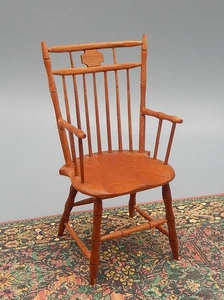 Vintage William Clinger Birdcage Windsor Chair Artisan Dollhouse Miniature 1:12 - Picture 1 of 12