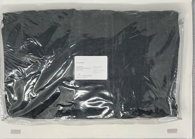 Pottery Barn Hudson Heathered Velvet Duvet Cover Full/Queen Charcoal Gray BX NEW - Image 1 of 4