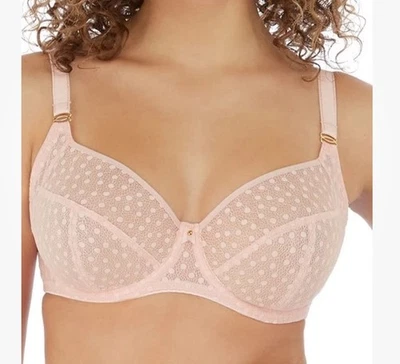 Sujetador Freya para mujer Starlight con aros balcón soporte lateral agua de rosas talla 32N EE. UU. Foto 1 de 4