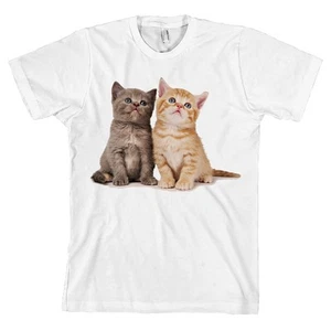 Carina T-Shirt Gattini Cat Lover T-shirt Kitties *TUTTE LE TAGLIE & NUOVA* - Foto 1 di 1