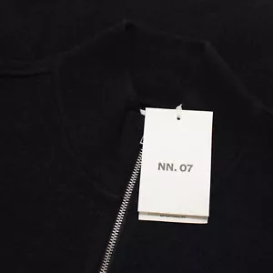 No Nationality NWT NN. 07 Anders 1/2 Zip Sweater Size XXL in Navy Blue 100% Wool - Picture 1 of 11