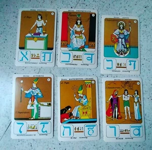 46 carte APEROL Divinare il Futuro FORTUNE TELLING cartomanzia Tarocchi Egiziani - Picture 1 of 13