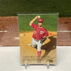 2015 Stadium Club Gold #202 Stephen Strasburg Nationals - Picture 1 of 2