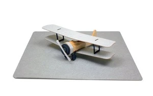 Sankei Miniatuart Kit Petit Diorama MP01-21 Biplane Paper Craft - Picture 1 of 4