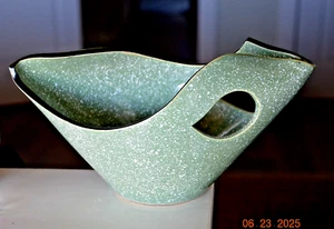 Retro Mid Century Modern MCM Studio Art Pottery Cut-Out 9" Perfect 10.5" x 6" - Picture 1 of 7