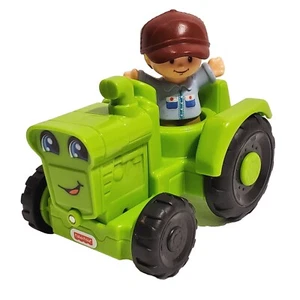 Fisher Price Little People Tractor Farmer Figure Toddler Preschool Play Preowned - Picture 1 of 12