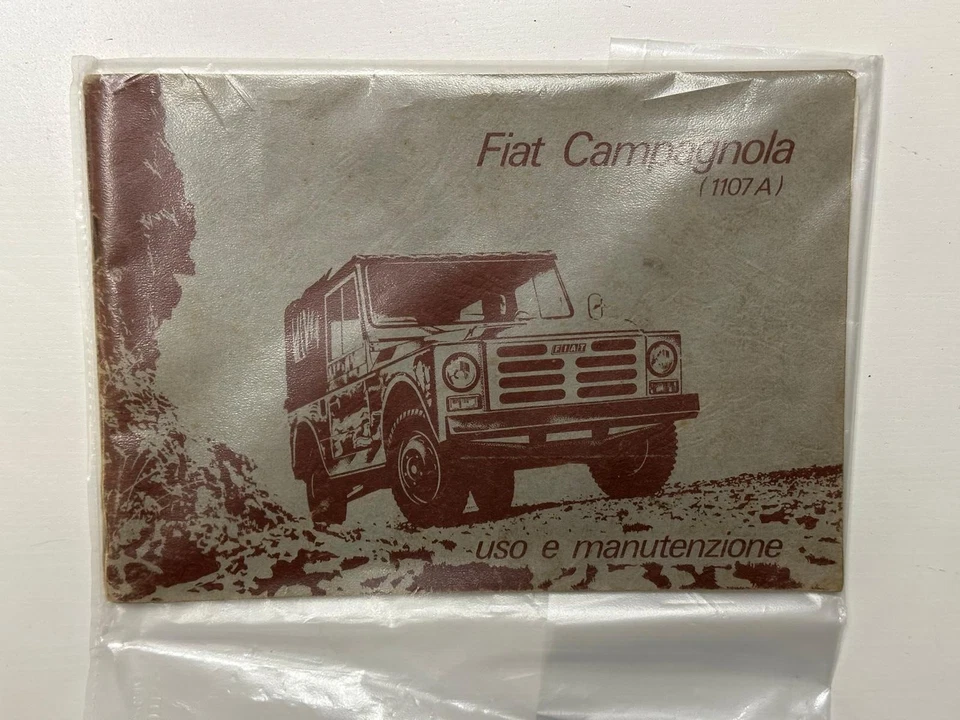 ORIGINALE !!! Libretto uso e manutenzione FIAT Campagnola - Immagine 1 di 1