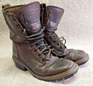 Rocky Boots Mens Size 9M Logger Waterproof Brown ASTM Electrica Hazard Standard. - Picture 1 of 20