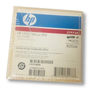 HP LTO3 Ultrium Data Cartouche C7973A 400/800 GB Neuf - Photo 1/1