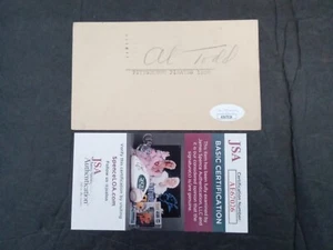 Alfred Al Todd Signed 3x5 Index Card Pittsburgh Pirates CERTIFIED Autograph -1# - Picture 1 of 3