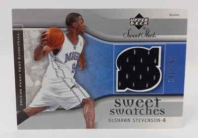 Muestras Sweet Shot 2005-06 de cubierta superior plateadas #SW-DS DeShawn Stevenson/250 Foto 1 de 2