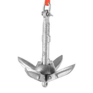 Bootsanker verzinkt Faltanker Ankerboje Ankerleine Klappanker 0.7kg/1.5kg - Bild 1 von 11