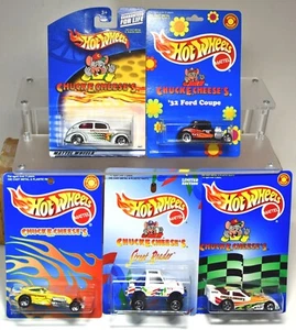 Hot Wheels Chuck E Cheese's Car Lot Of 5 - Picture 1 of 1