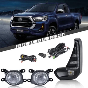 Front LED fog lamp with Daytime Running Lights For TOYOTA HILUX REVO 2020-2021 - Picture 1 of 8