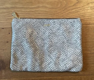 Biba Lovely Beige Leather Clutch Bag - Picture 1 of 4