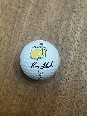 MASTERS WINNER RAY FLOYD RAYMOND SIGNED GOLF BALL TITELEST JSA COA AUTOGRAPH - Image 1 of 2