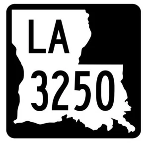Louisiana State Highway 3250 Aufkleber Sticker R6573 Highway Route Schild - Bild 1 von 1