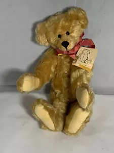13-14" Artist Signed Mohair Teddy Bear Sydney Marshall NKY Bears - Picture 1 of 13